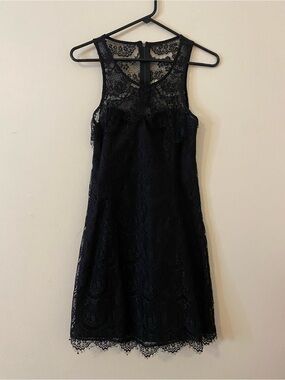 Akira Chicago Black Lace mini Dress size medium